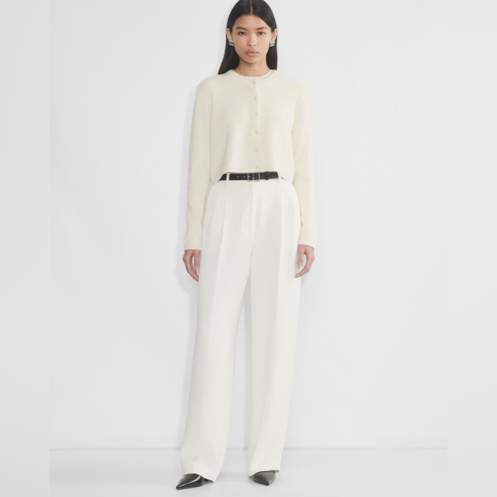 Aritzia Cashmere Relaxed Crew Cardigan